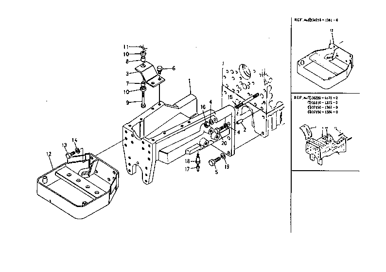 Front Axle Bracket [L185Dt]