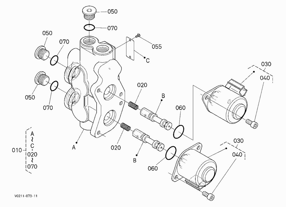 CHANGE VALVE 2 [COMPONENT PARTS] [HYDRAULIC HITCH]