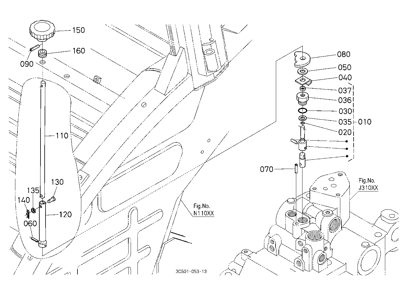 Lowering Lock Lever