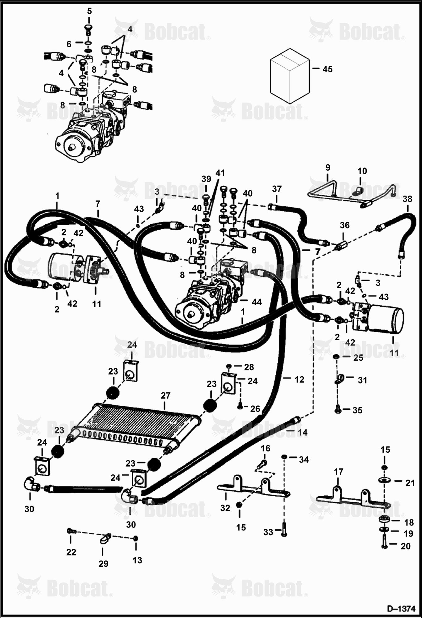 Hydrostatic Circuitry  4990M11001 - 4990M12999