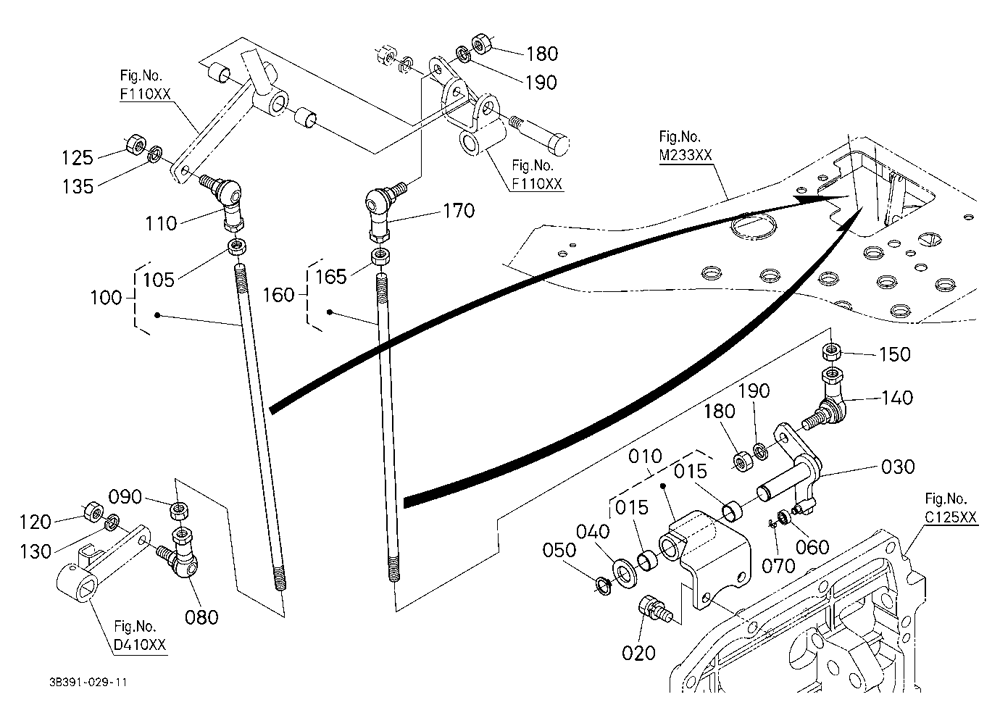 Main Gear Shift Rod