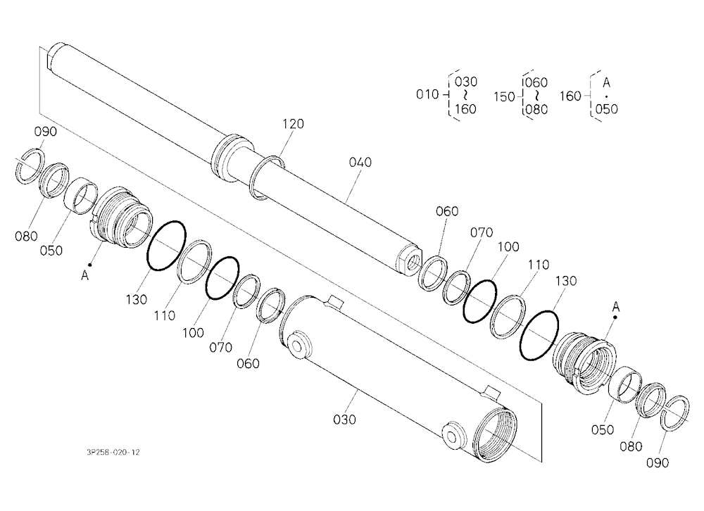 Steering Cylinder [Component Parts] [New Type]