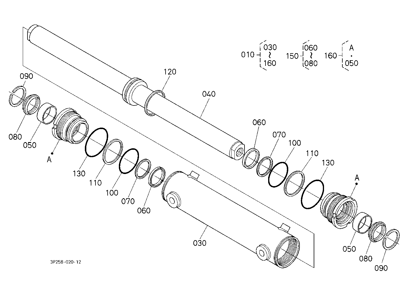 Steering Cylinder [Component Parts] [New Type]