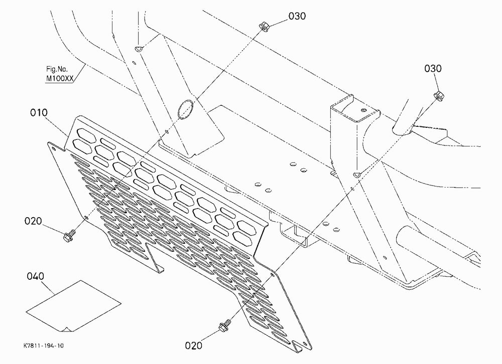 BUSH GUARD KIT (W/G.No.V0853) [OPTION]
