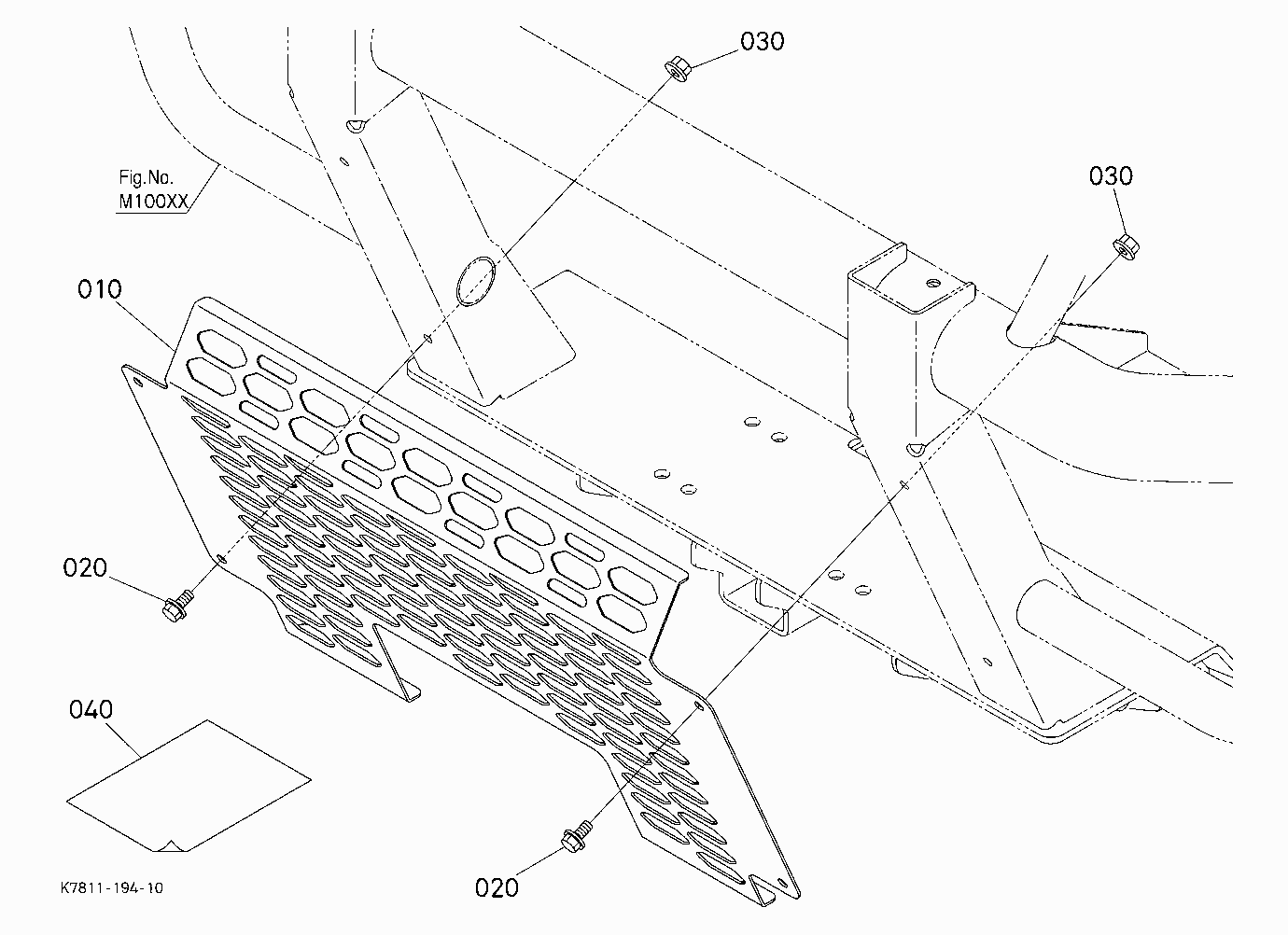 BUSH GUARD KIT (W/G.No.V0853) [OPTION]