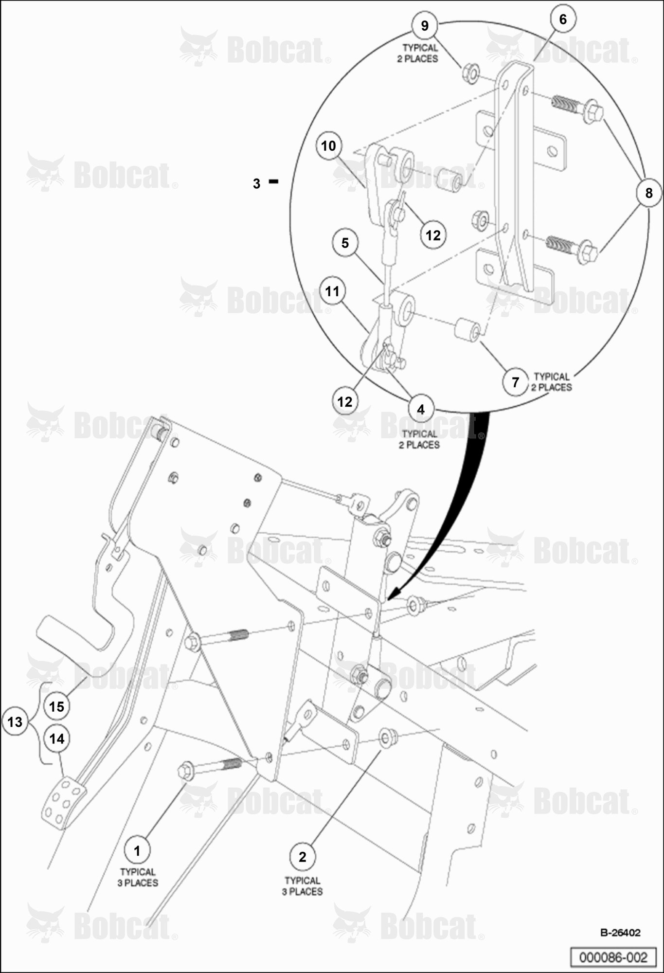 Park Brake Pedal