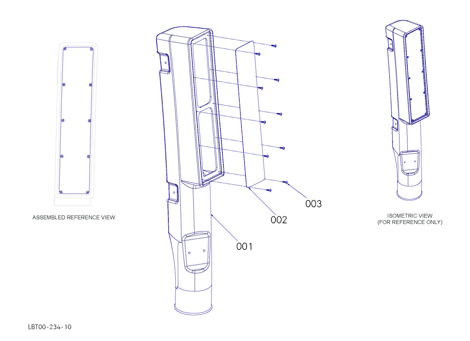 Air Intake Stack Assembly - Range 1