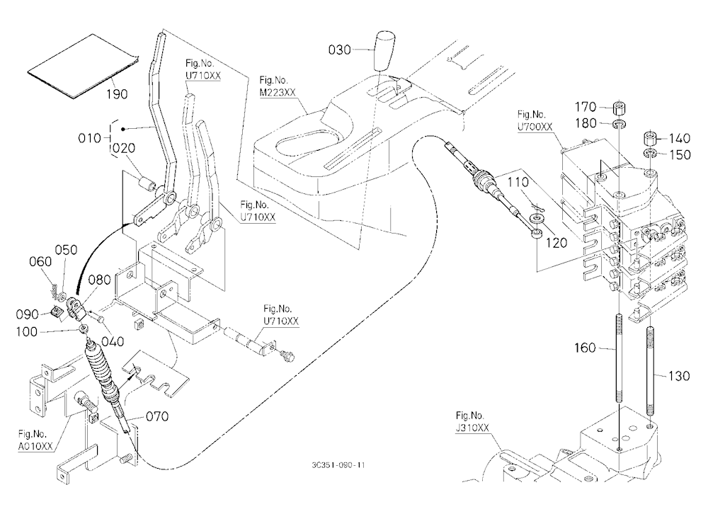 Auxiliary Control Valve Lever Kit (3Rd) [Option]