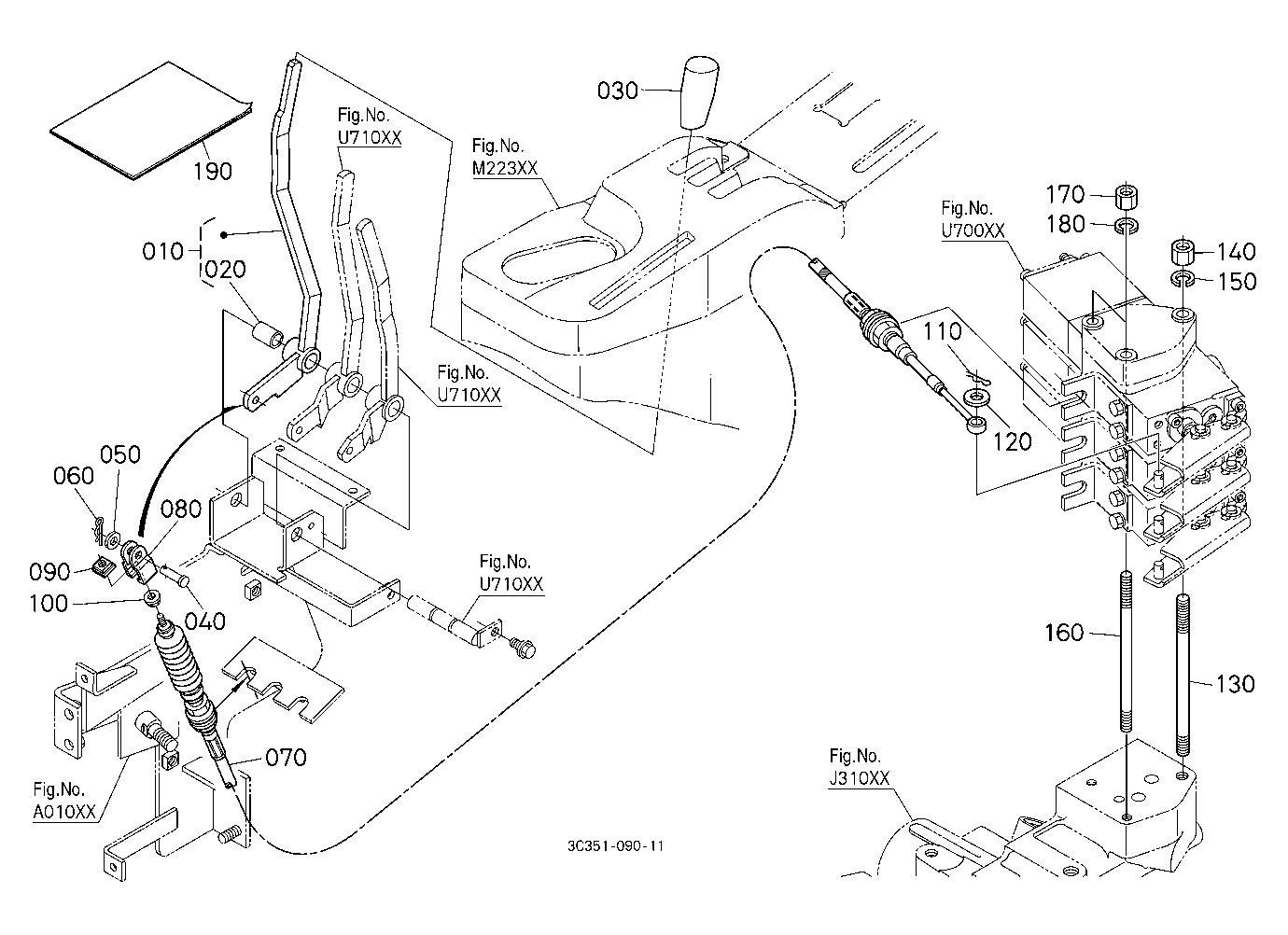 Auxiliary Control Valve Lever Kit (3Rd) [Option]