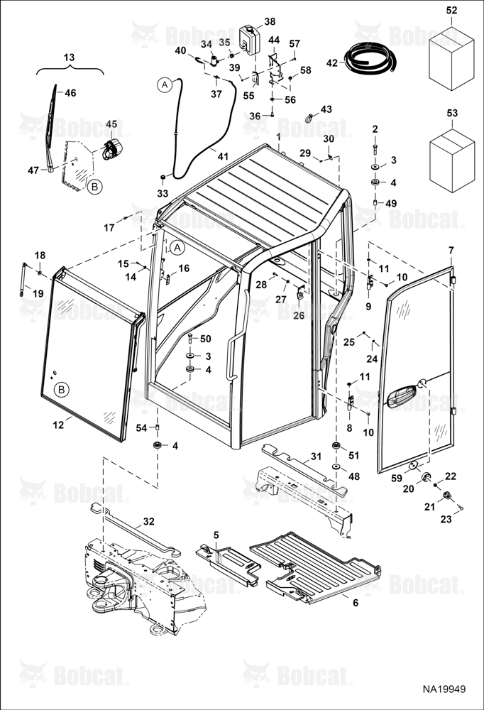 Operator CAB (Mounting)(Front Window)(Door)