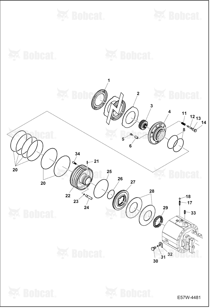 Brakes (Rear Axle)  AEFB11308 & Above