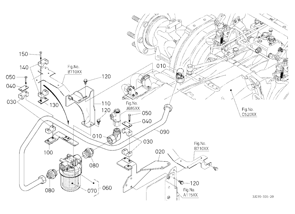 Hydraulic Oil Line (Oil Filter)