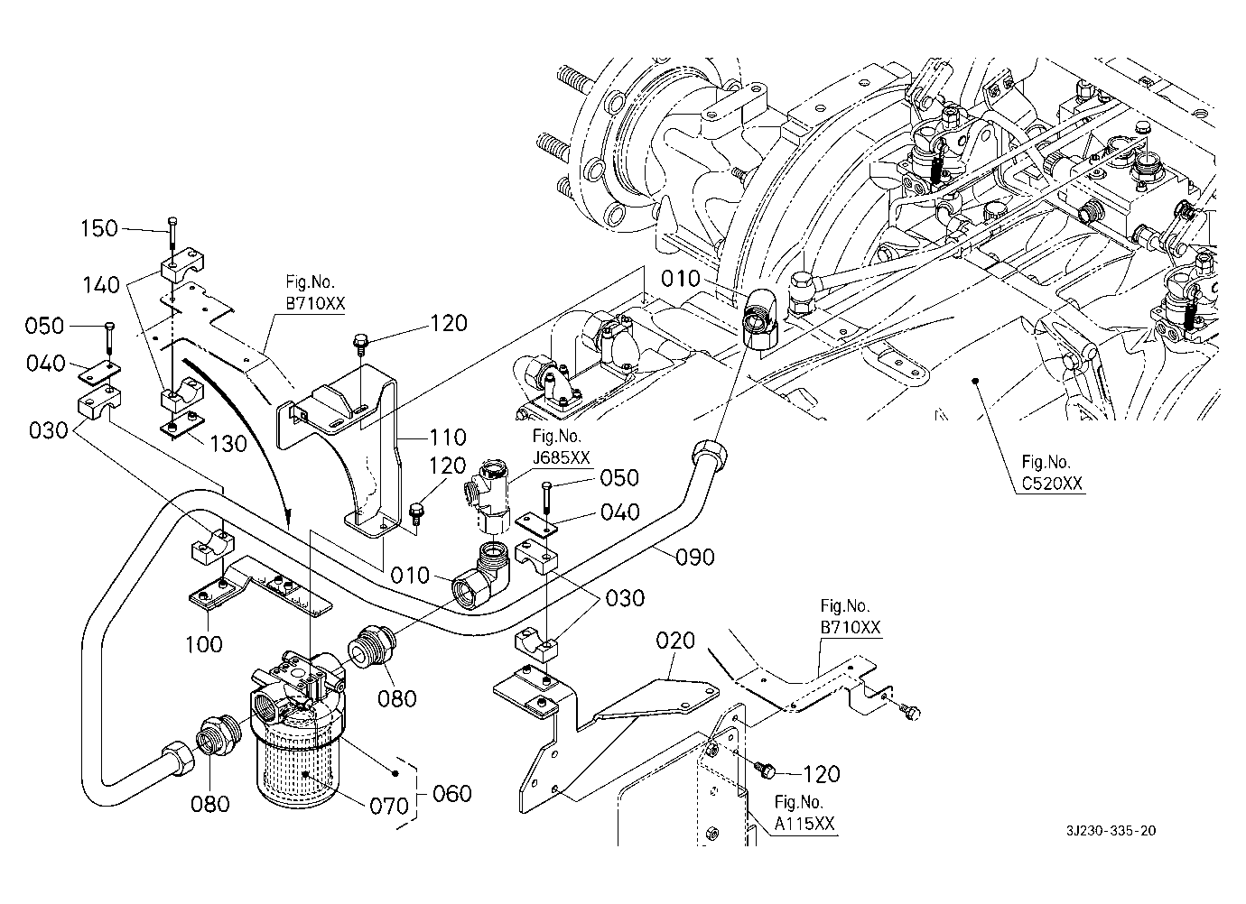 Hydraulic Oil Line (Oil Filter)