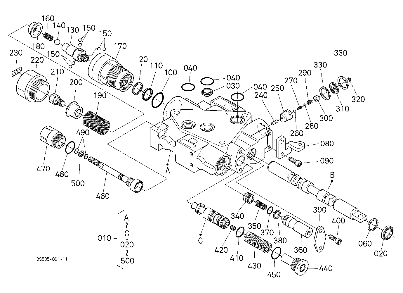 Auxiliary Control Valve With Flow Control (Fd) [Co