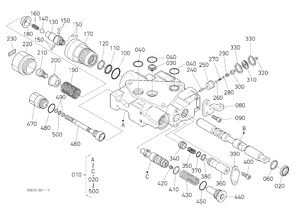 Auxiliary Control Valve With Flow Control (Fd) [Co
