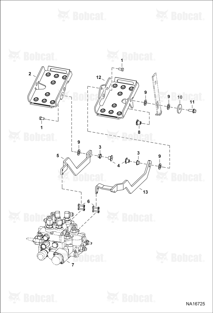 Control Pedals B71511001 - B71511062