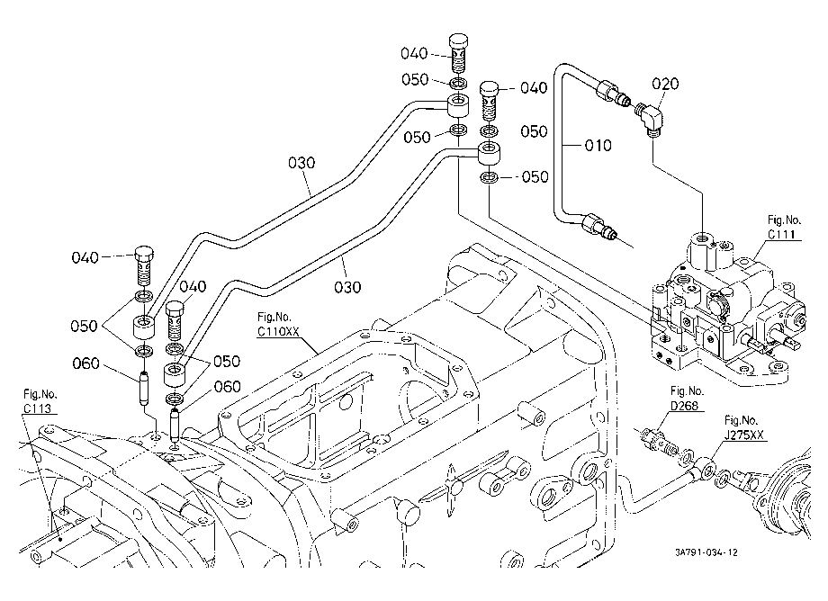 Hydraulic Oil Line (Shuttle/Pto)