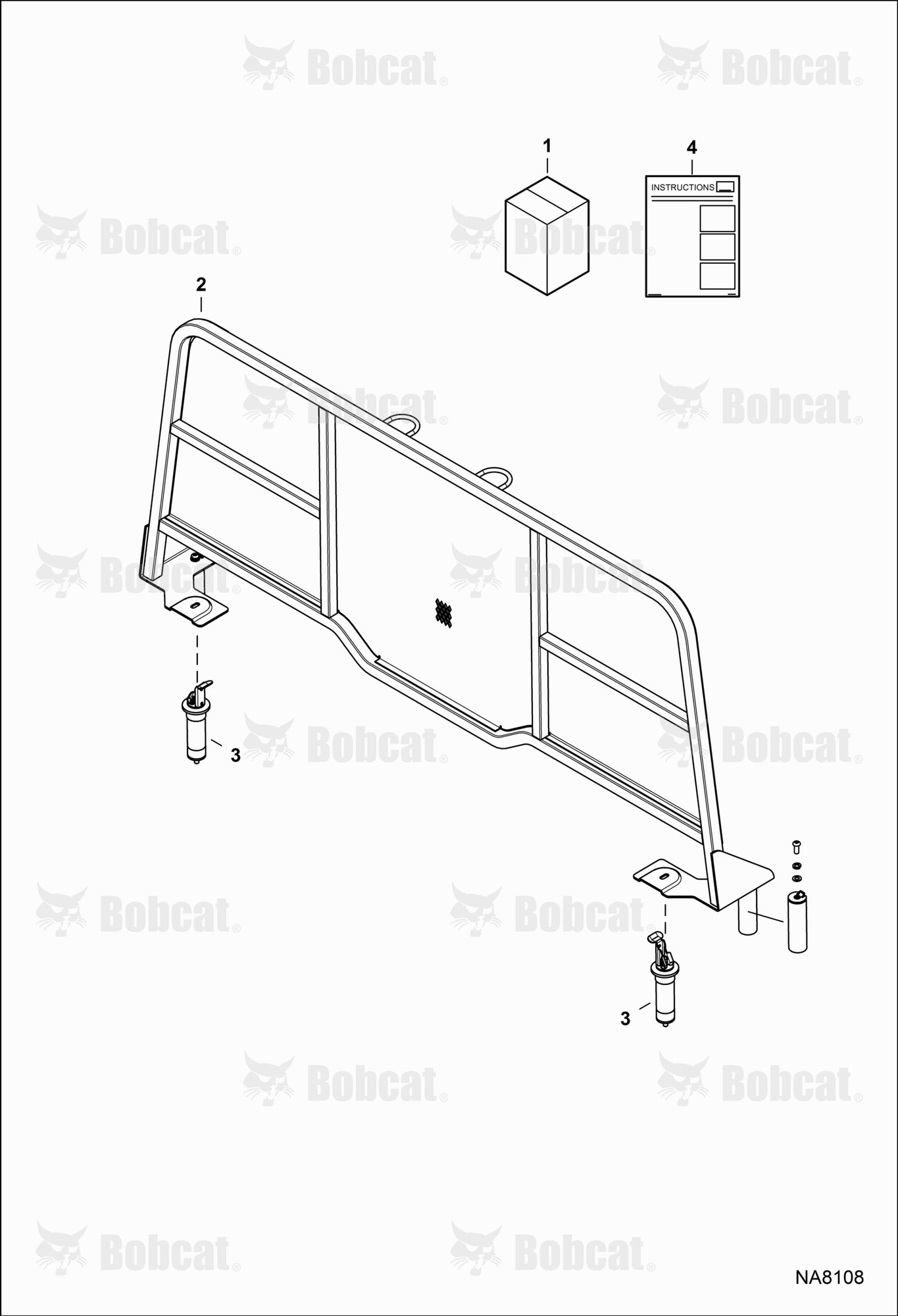 CAB Rack Kit (Mesh) (W/ Tool Holder)