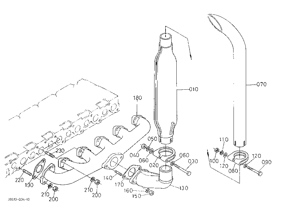 Muffler And Exhaust Manifold