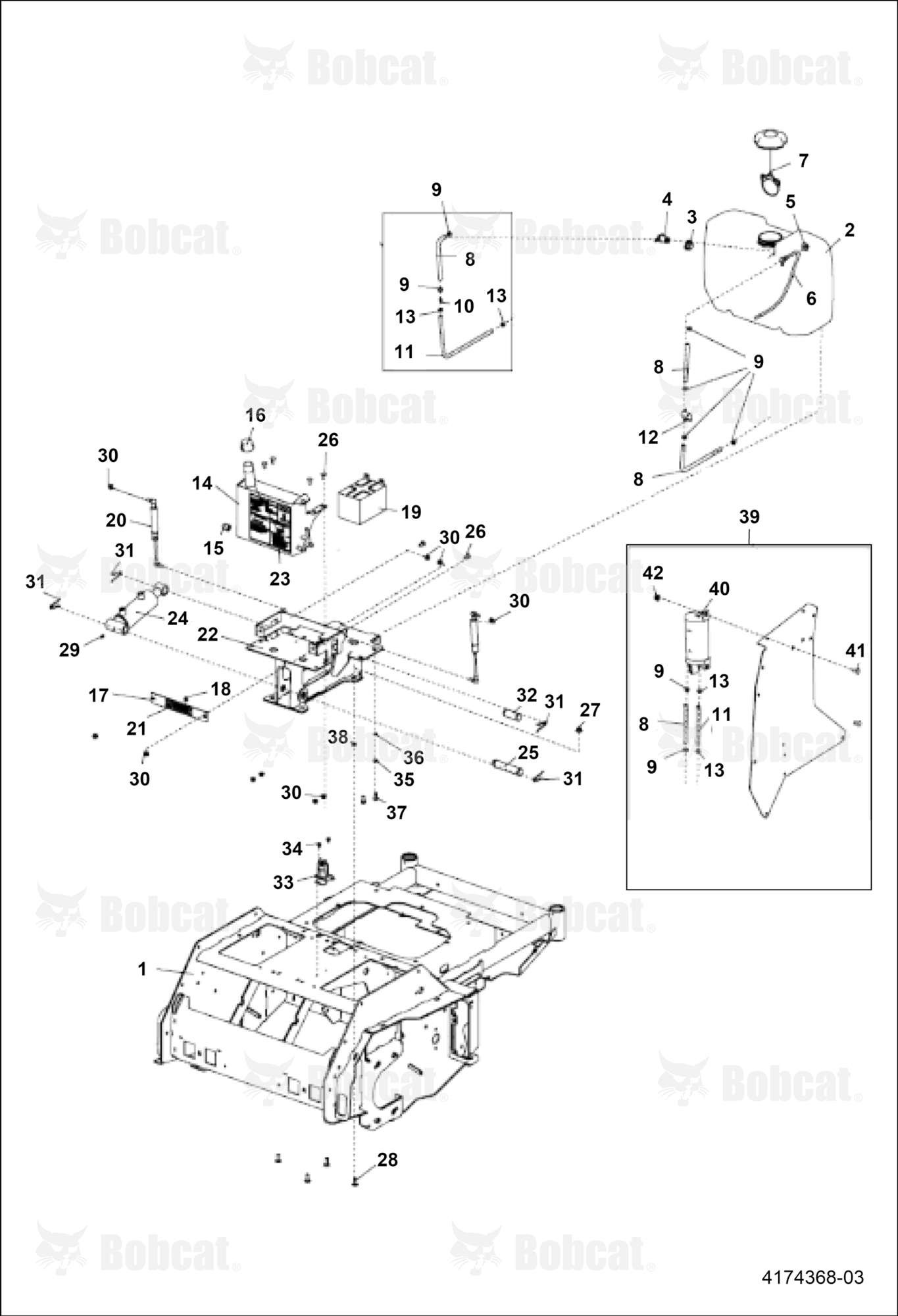 Fuel TANK, BATTERY, Reservoir