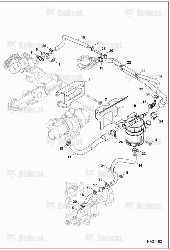 Oil Breather  B69H11001 - B69H11150, B55H11001 & Above