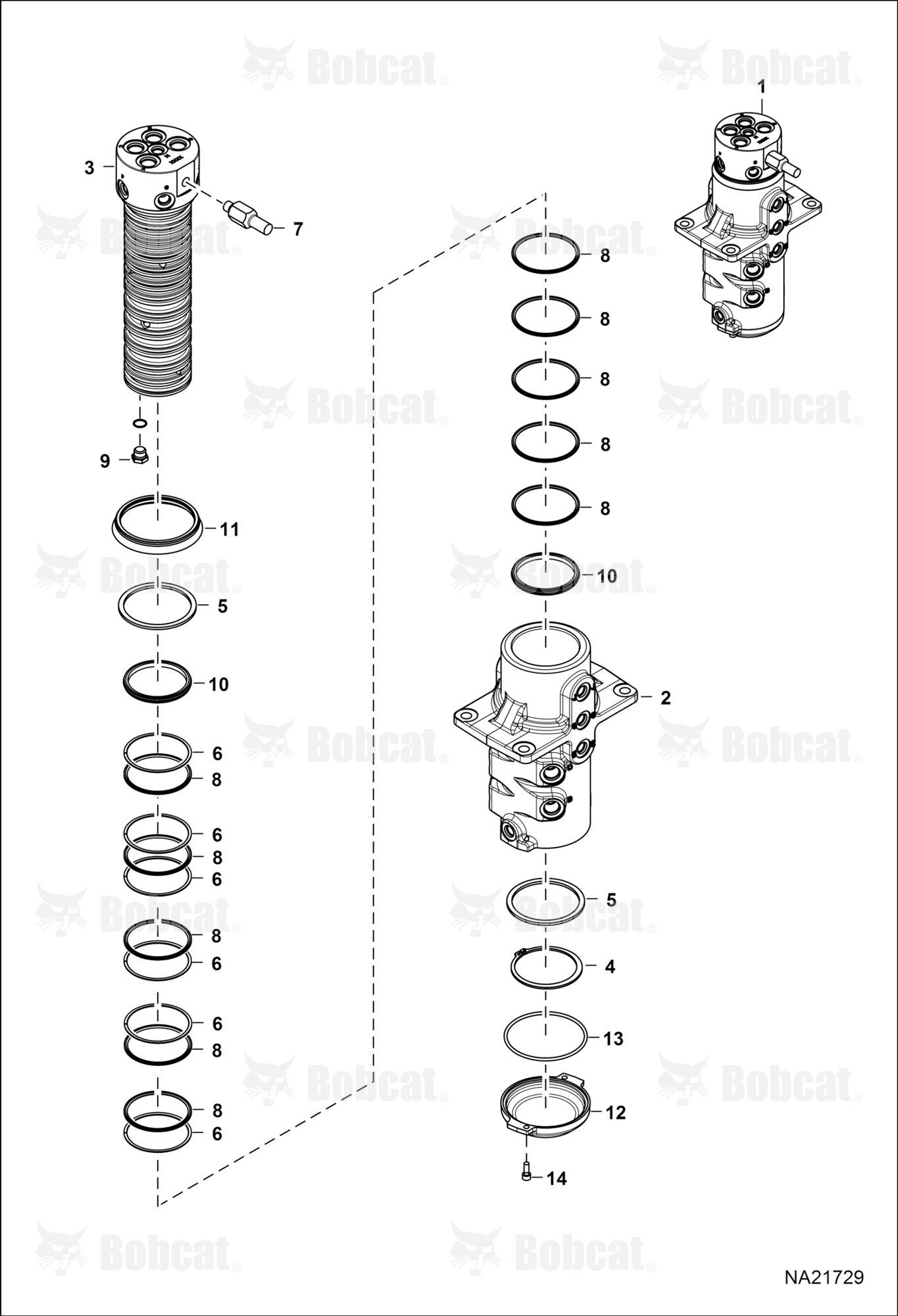 Swivel ASSY (W/ Angle Blade)