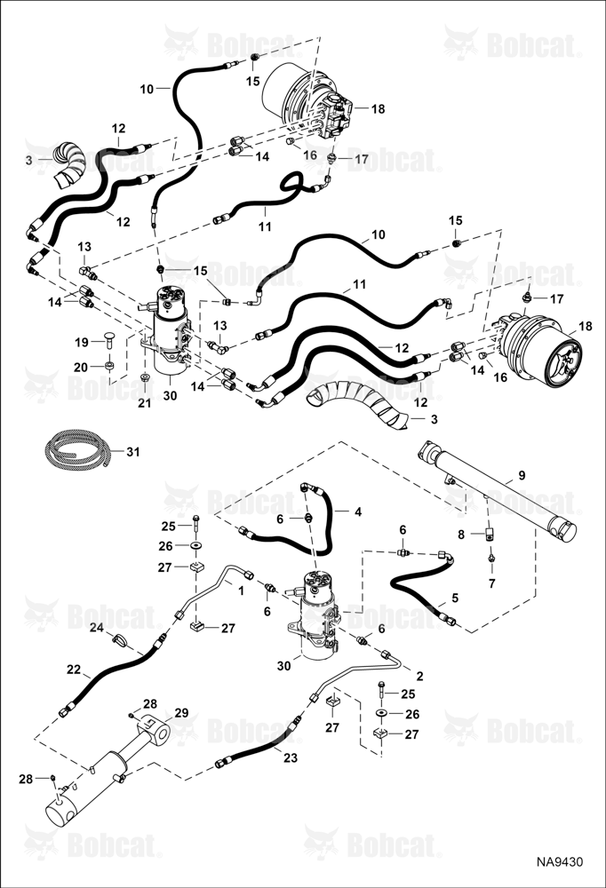 Hydraulic Circuitry (Lower)