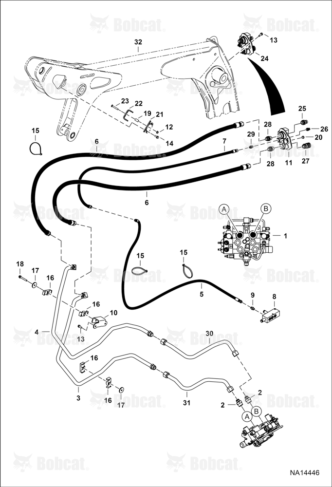 Auxiliary Hydraulics AT5J11347 - AT5J12061