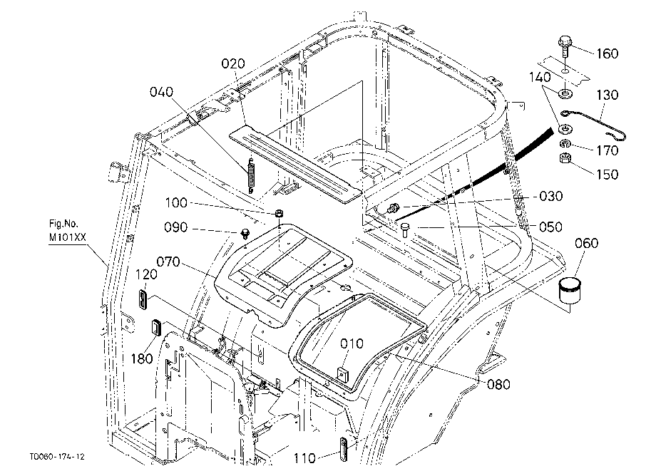 Floor Seat Cover [Cab Type]