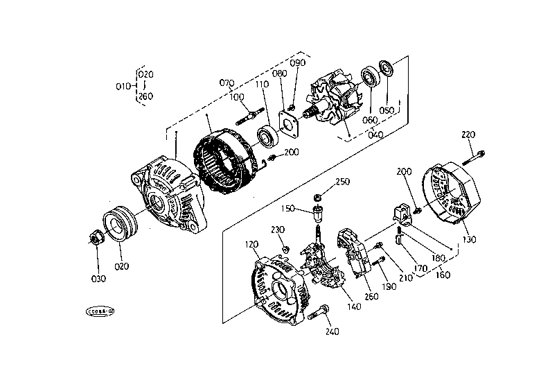 Alternator [New Type] [Component Parts]