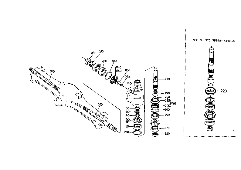Diff Gear Shaft