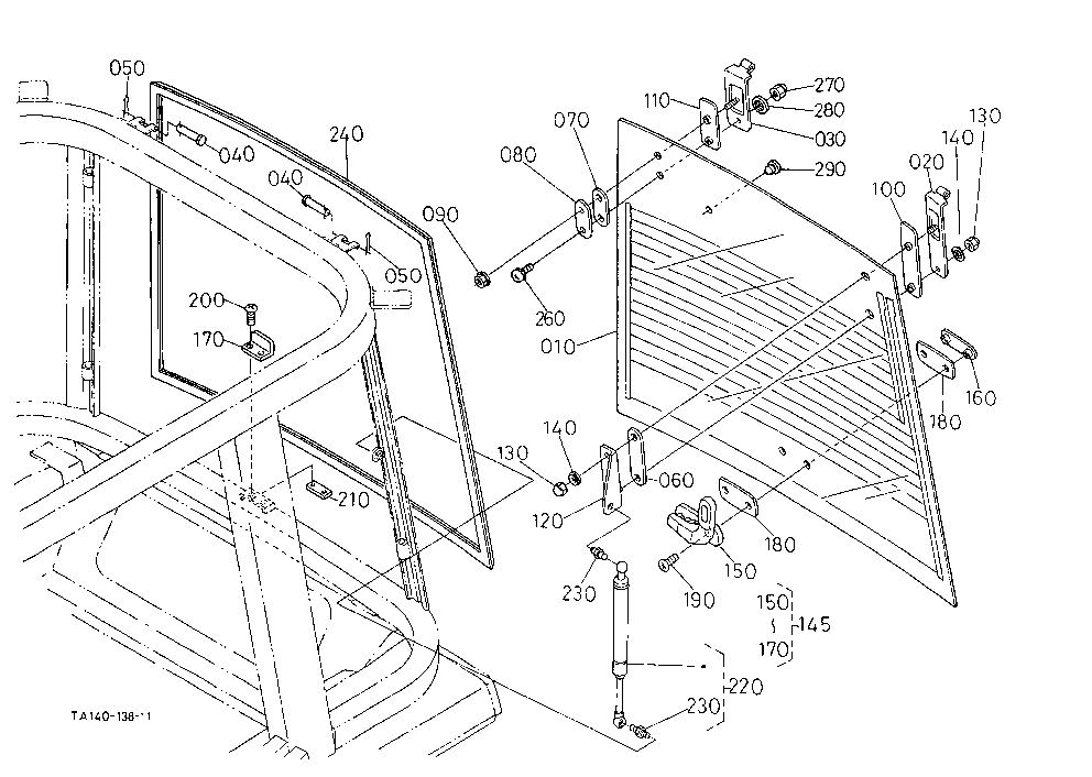 Hatch Back Glass [A] [Cab Type]