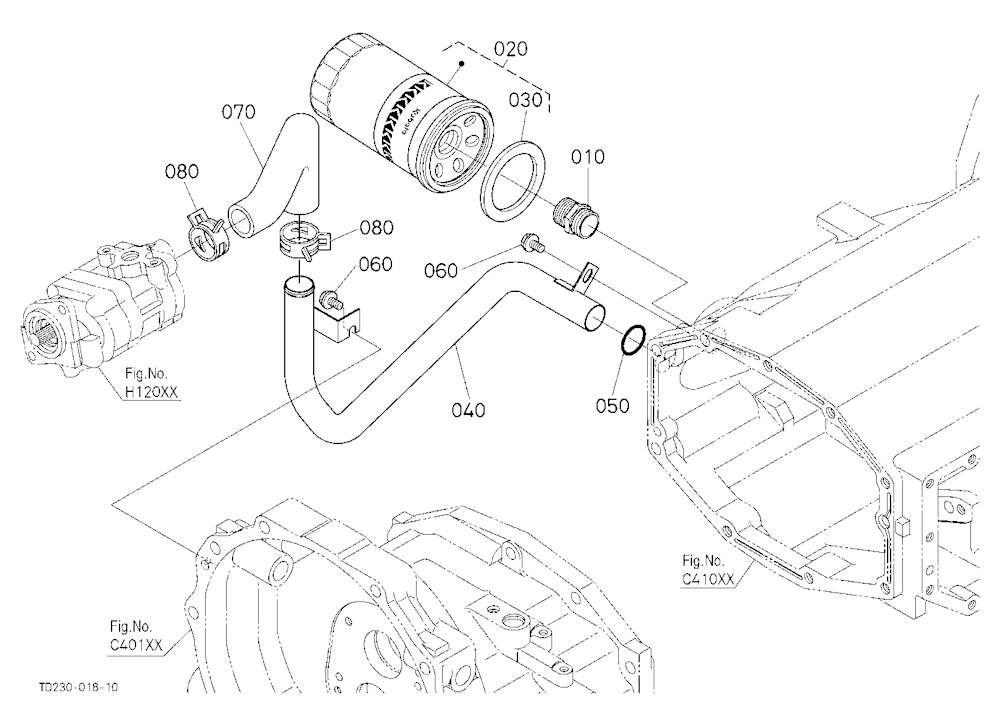 Hydraulic Oil Line (Inlet)