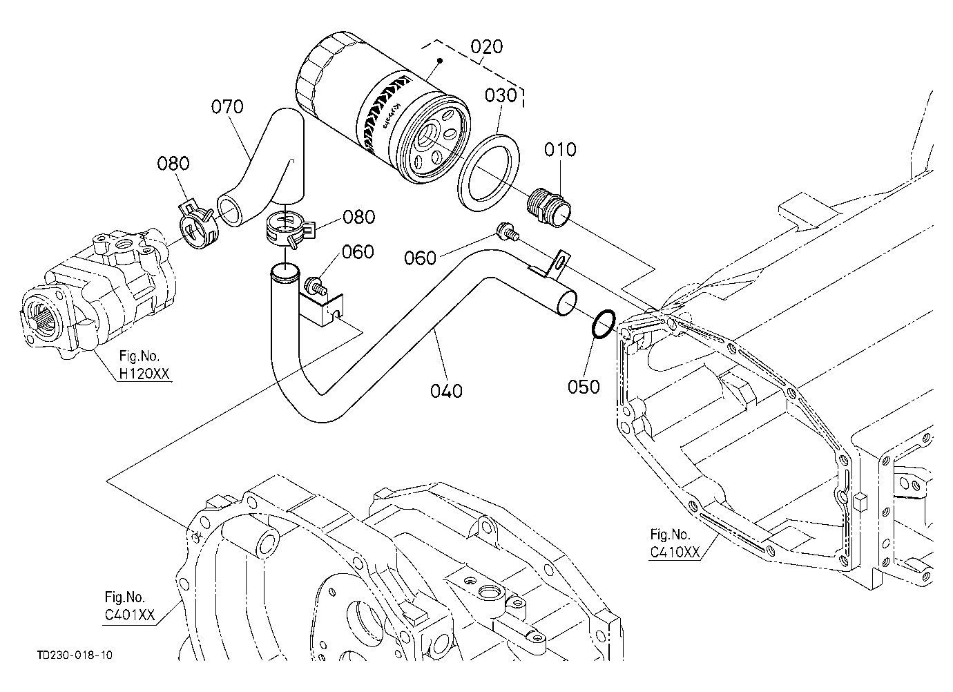 Hydraulic Oil Line (Inlet)