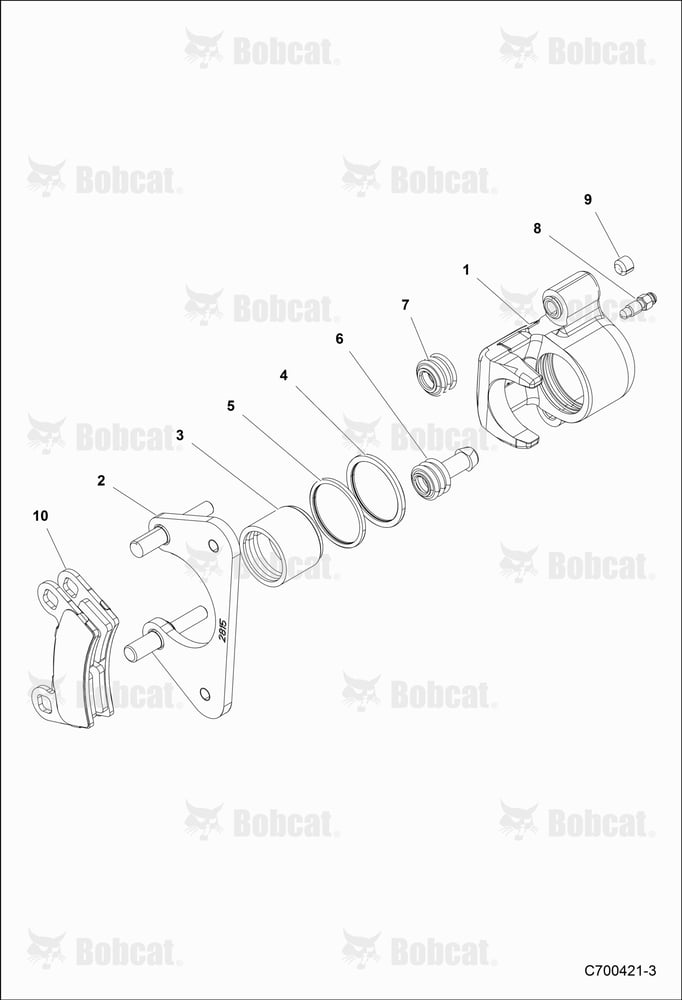BRAKES, CALIPER, Rear