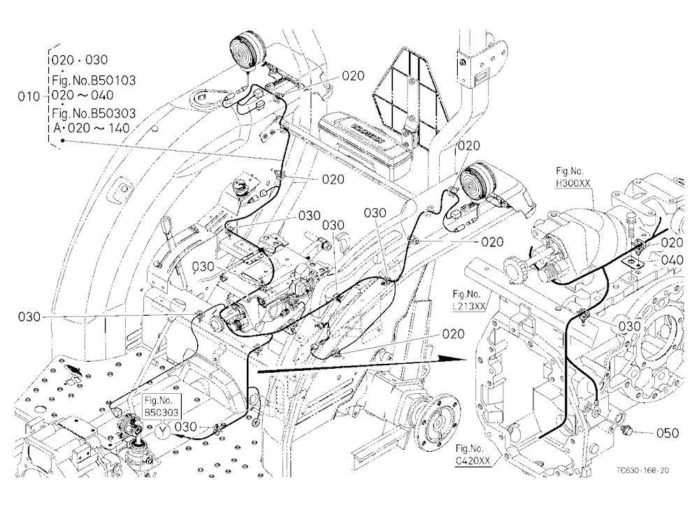 Electrical Wiring (Rear) [L4701-Canada Model]