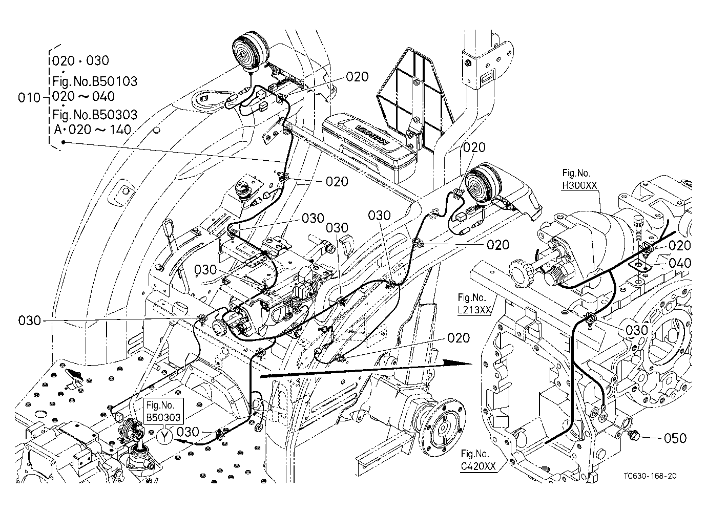 Electrical Wiring (Rear) [L4701-Canada Model]