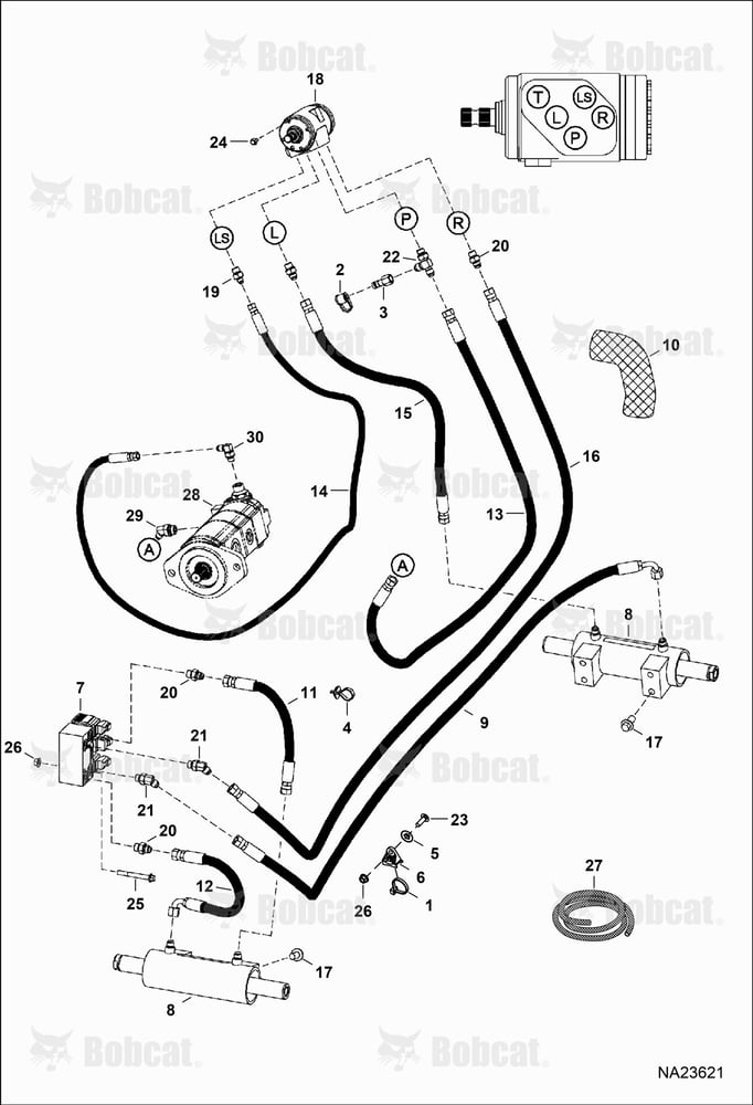 Hydrostatic Circuitry (Steering)