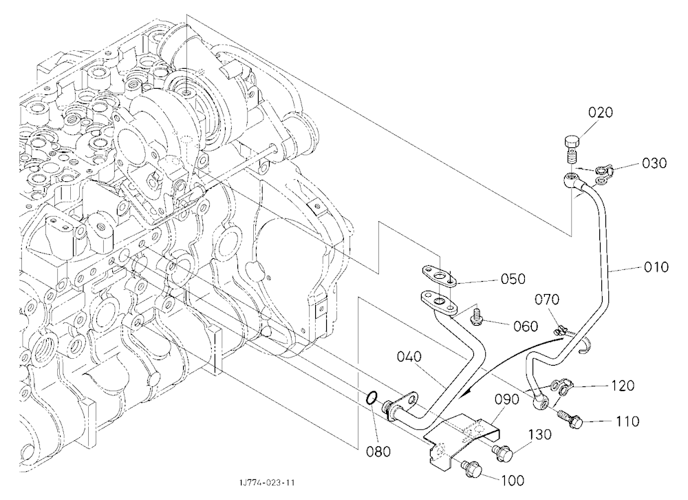 Oil Pipe (Turbo Charger)