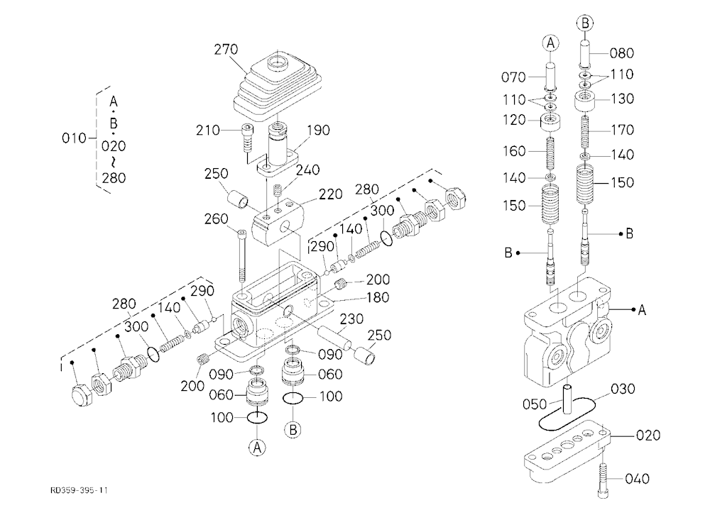 Pilot Valve (Blade) (Component Parts)