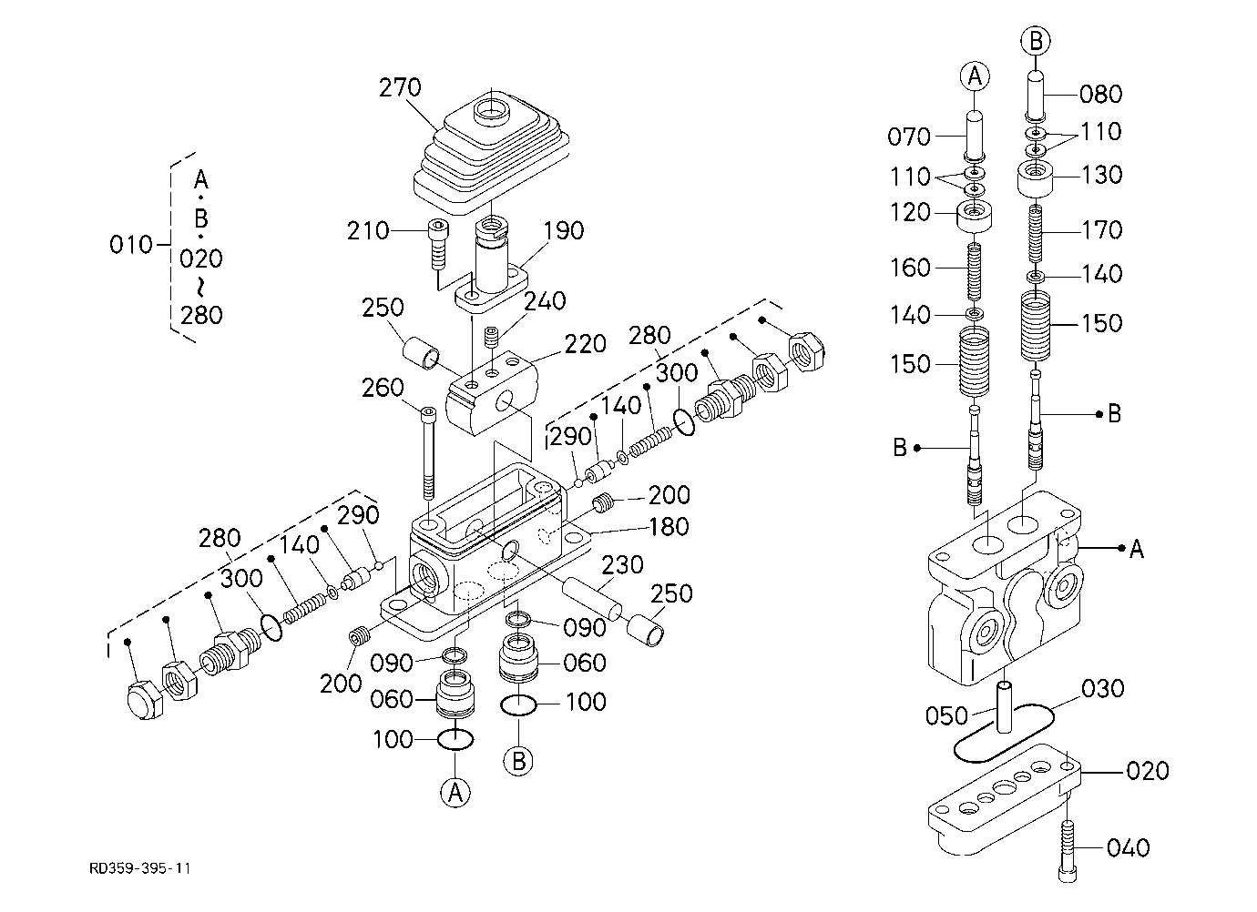 Pilot Valve (Blade) (Component Parts)