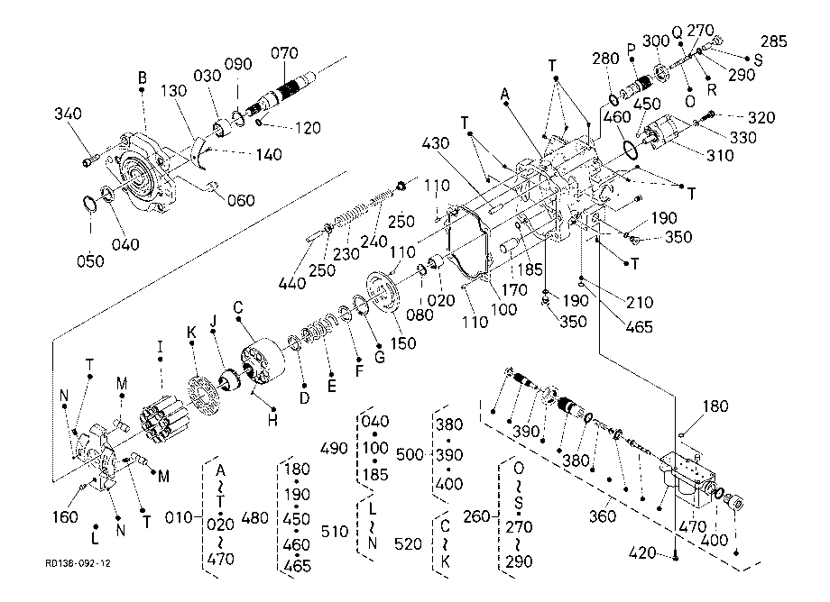 Piston Pump (Component Parts)