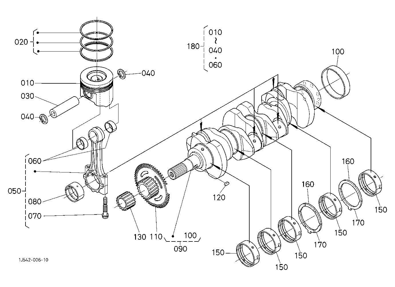 Piston And Crankshaft