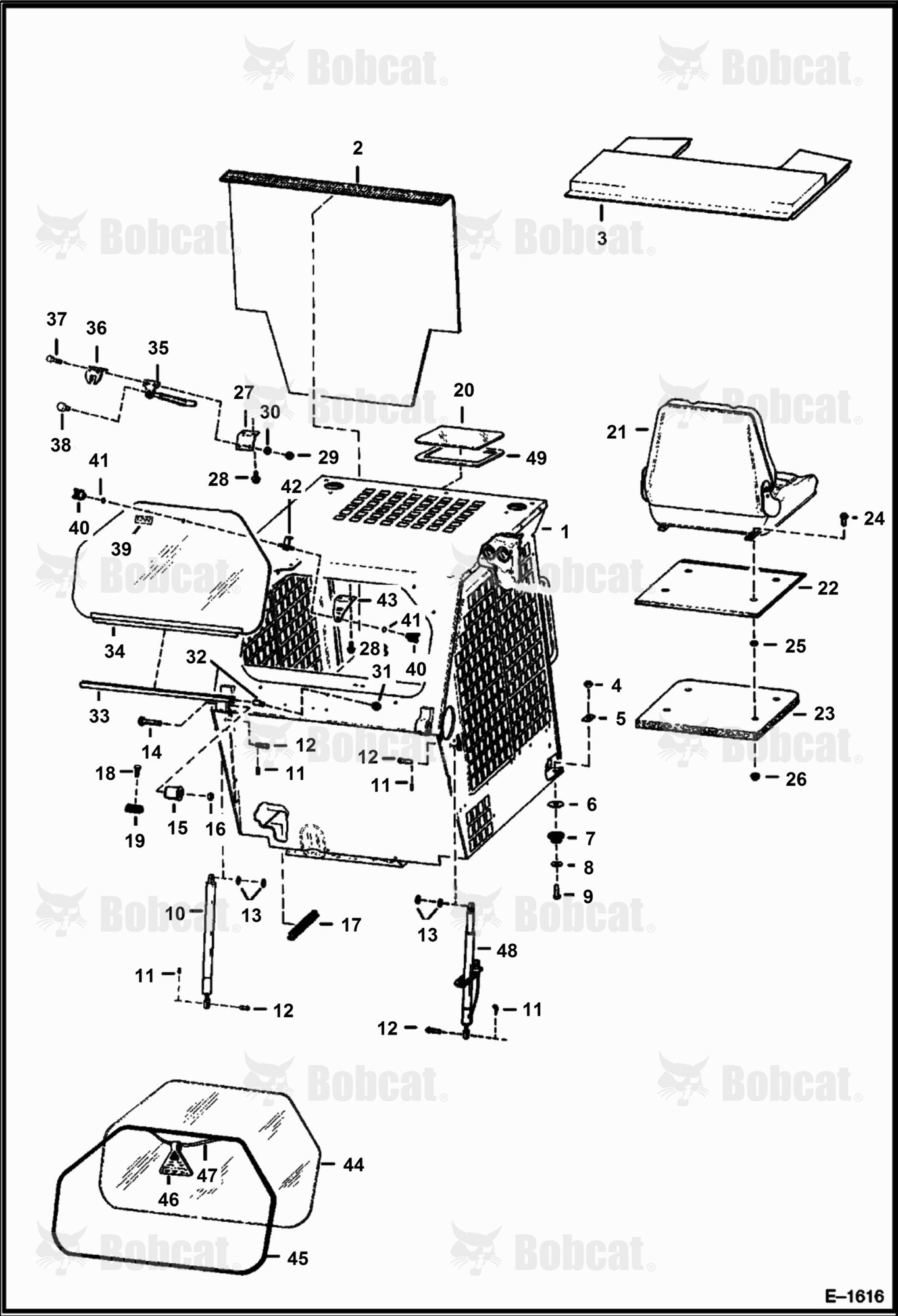 Deluxe Operator CAB  501020001 & Above