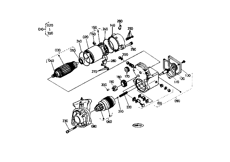 Starter (Component Parts)(Not For Reman Unit)