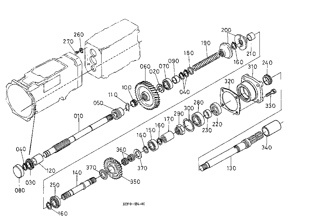 Pto Countershaft