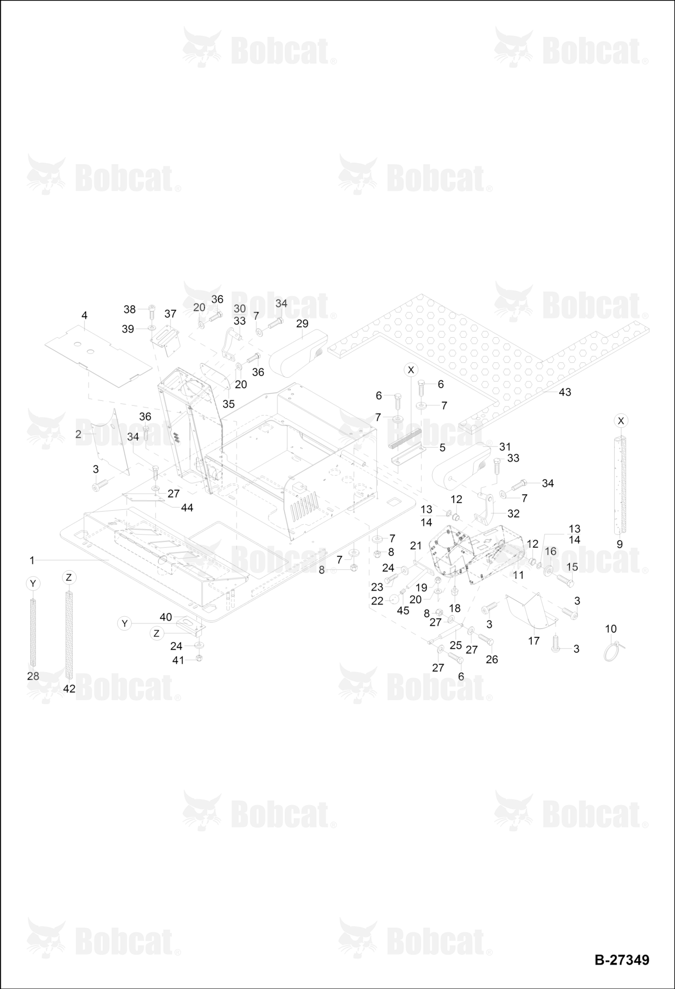 Floor Frame  120000A96 - 120000A2841