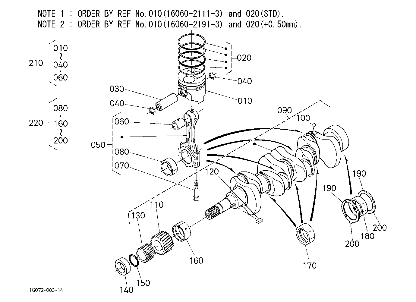 Piston And Crankshaft