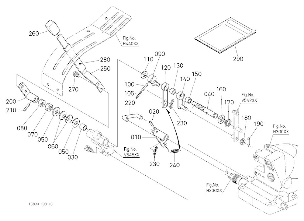 Position Control Lever (With Draft) (W/G No.L8311C