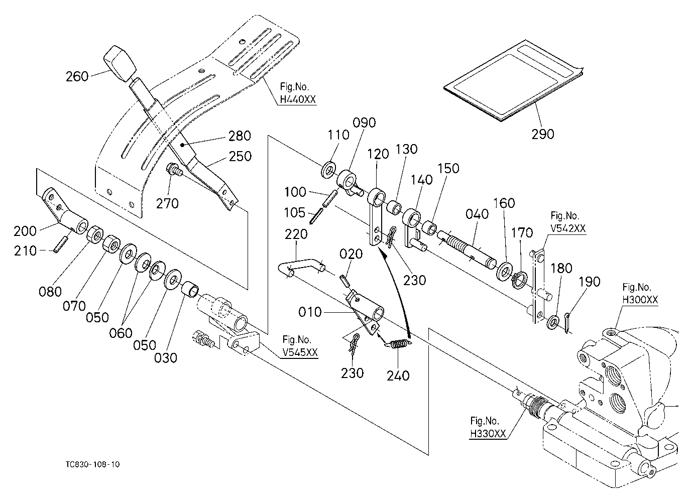 Position Control Lever (With Draft) (W/G No.L8311C